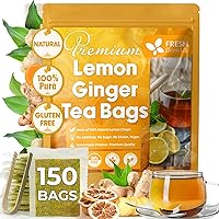 Amazon.com : FreshDrinkUS, Premium 75 Lemon Ginger Tea Bags, 100