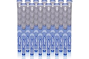 KINGRASP Multi Compound Golf Grips,Golf Club Grips midsize Standard Size,13 Grips Set,6 Colors Optional,Anti-Slip High Stability,All Weather Cord Rubber Golf Club Grips