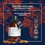 Naissance Sweet Almond Oil 500ml Natural Carrier Oil for Skin Hair Massage view 7