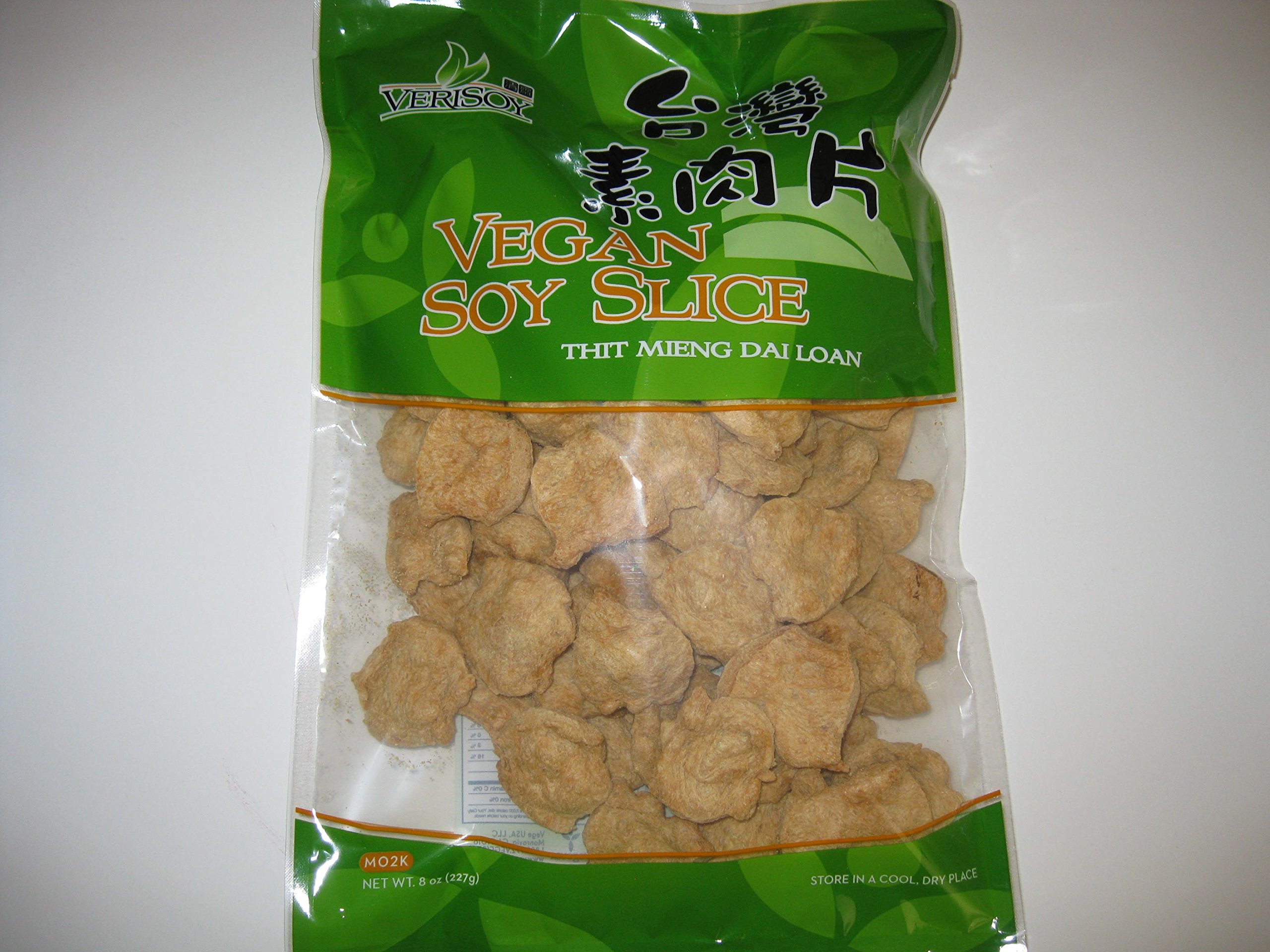 7 oz. Vsoy Meatless, Vegan Soy Textured BEEF SLICE, Soy Protein