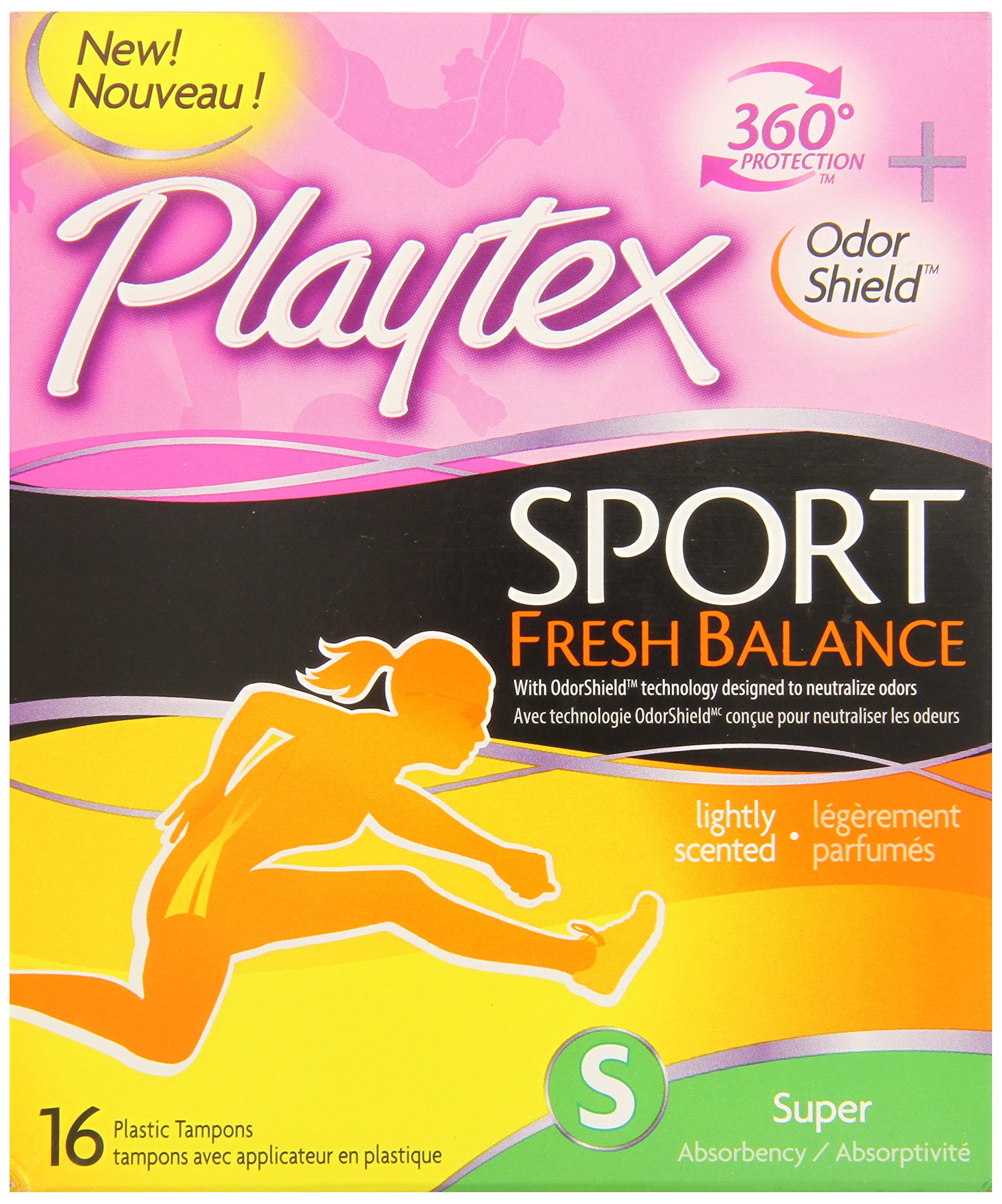 Playtex Sport Fresh Balance Tampons with Odor Shield