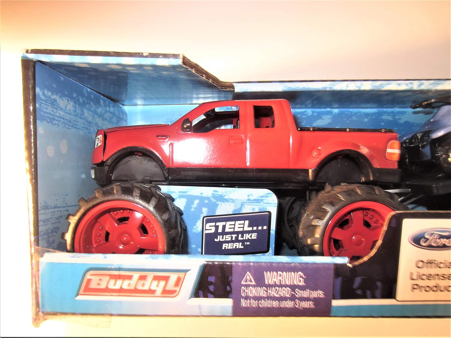 buddy l monster wheel tow team