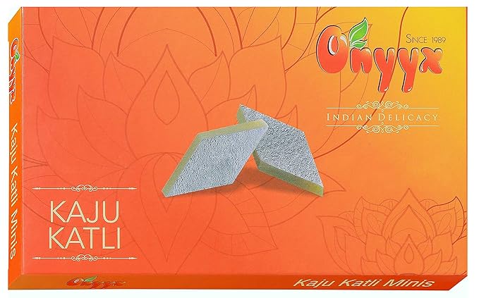 Onyyx Kaju Katli Minis- Kaju Barfi Burfi -100g