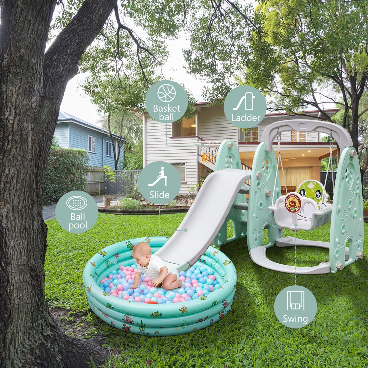 outside playset for toddlers