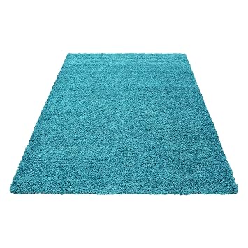 Amazon De Trend Teppiche Uni Hochflor Shaggy Langflor Teppich