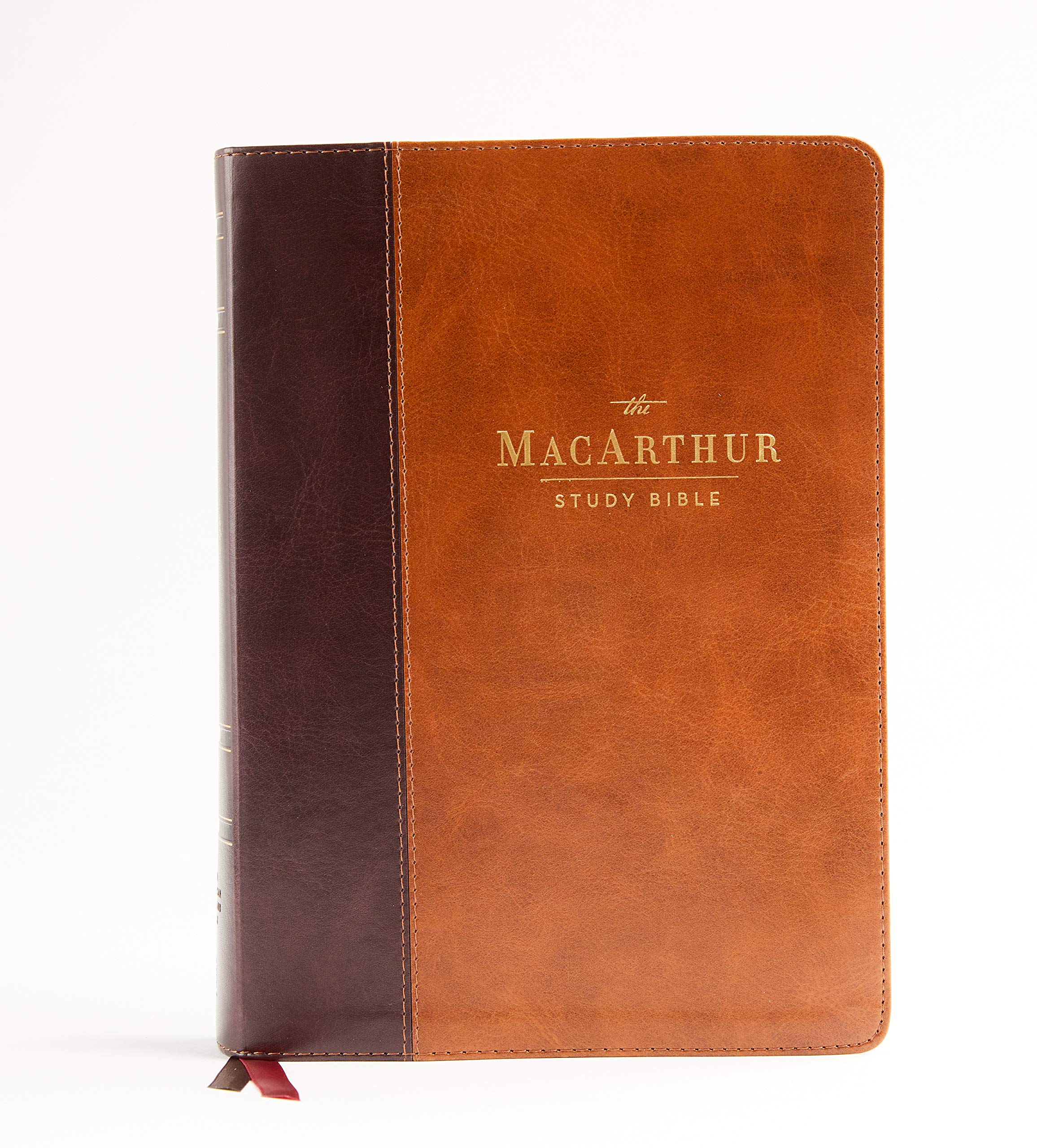 NASB, MacArthur Study Bible, 2nd Edition, Leathersoft, Brown, Thumb Indexed, Comfort Print: Unleashing God's Truth One Verse at a Time