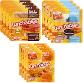 Oscar Mayer Lunch time Party Pack - 4 Lunchables Ham and Cheddar Cheese - 4 Turkey and American Cheese Cracker Stacker - 4 Oscar Mayer Lunchable Cheese Dip and Salsa Nacho- 1 Pack (4 of each 12 total)