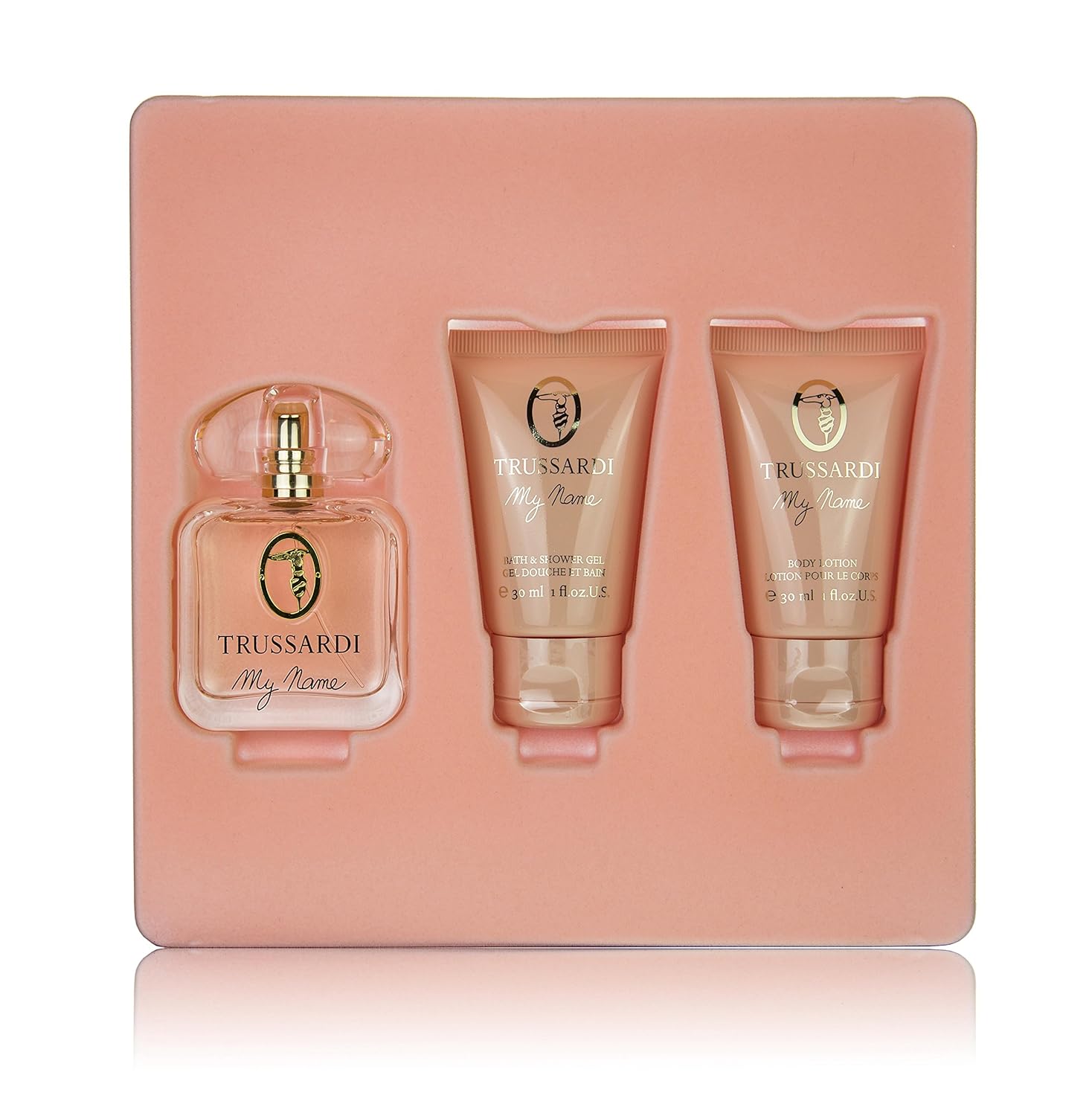 Trussardi My Name Eau de Parfumee/Body Lotion and Shower Gel Gift Set Amazon.co.uk Beauty