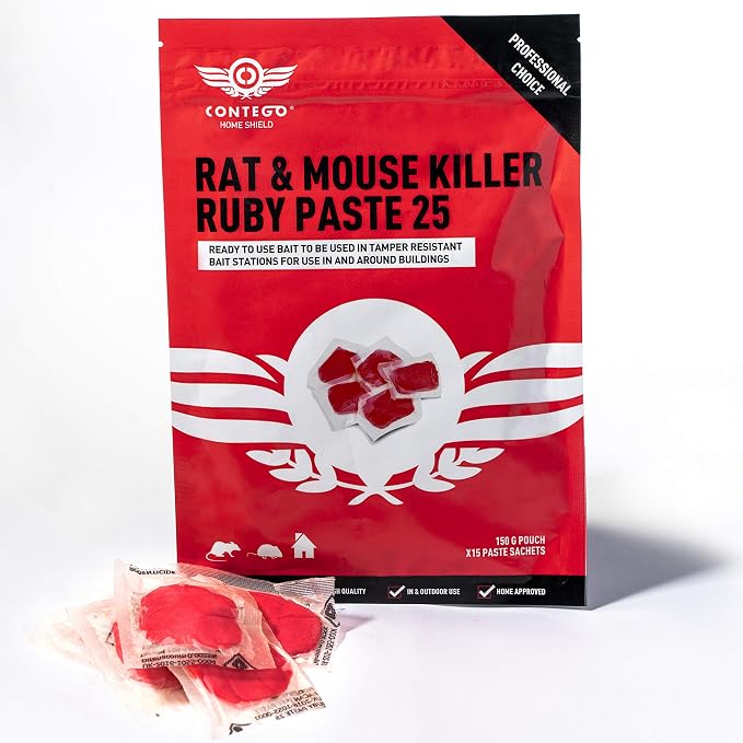 Contego Home Shield Rat & Mouse Killer Poison PastaStrongest AvailableMaximum