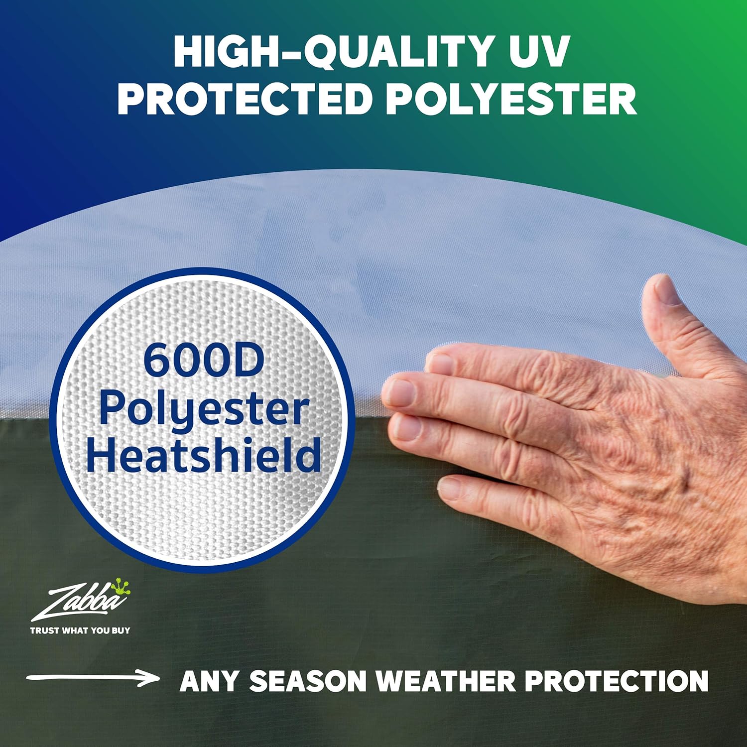 YardStash Deck Box Cover - Heavy Duty Outdoor Storage Box Cover, All Weather Covers for Deck Boxes, Protects from Rain, Wind, Snow, and Pests - UV Protected 210D & Heat Shielding 600D Fabric – XL – Green: Home Improvement