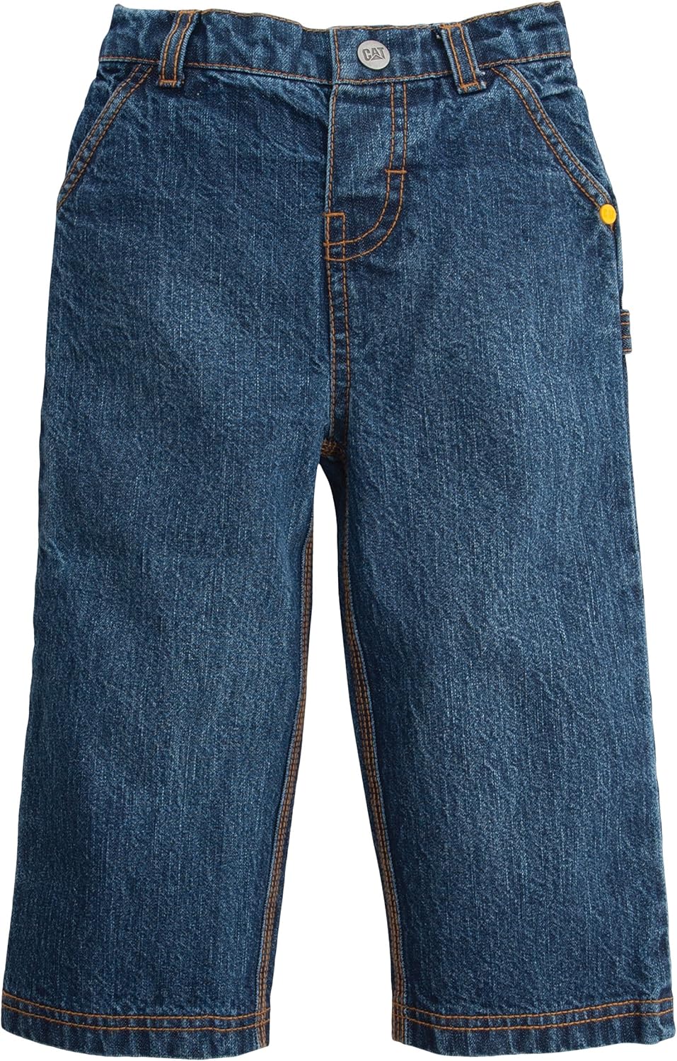 Caterpillar Baby Boys' Carpenter Jean, Denim, 12 Month: Clothing