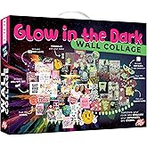 Glow in the Dark Wall Collage Kit for Teen Girls - 1000+ Stickers Teen Girl Room Bedroom Decor, Room Decor for Teen Girls - Teen & Tween Girls Trendy Stuff - Top Gifts for 10 11 12 13 14 Year Old Girl