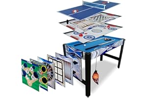 TRIUMPH SPORTS Triumph 3-in-1 7' Rotating Swivel Multigame Table