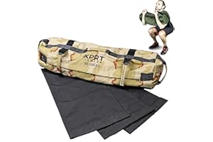 XPRT Fitness Workout Sandbag for Heavy Duty Workout Cross Training 7 Multi-positional Handles - Color Army Green/Black/Camo