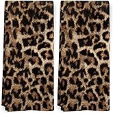 BitKAM Leopard Print Kitchen Towels, Cheetah Print Decor Dish Tea Towels for Kitchen, Trendy Retro Cheetah Prints Decorative Hand Towel, Leopard Bathroom Decor, 16x24 Inch Set of 2