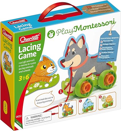 Play Montessori Lacing Game 