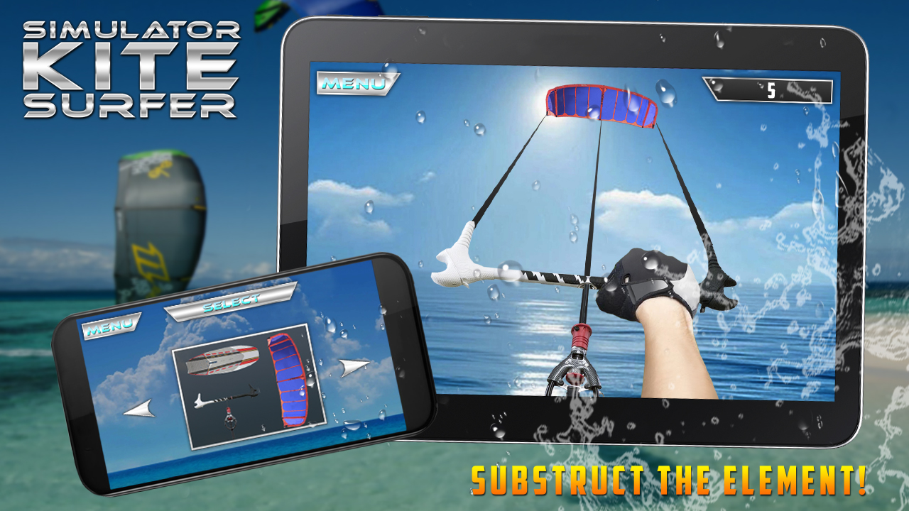 SIMULATOR KITE SURFER