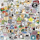 MiStar 150 PCS Funny Stickers for Adults Hilarious Meme Snarky Weird Inappropriate Cool Dark Humor Sarcastic Antisocial Sticker Pack for Hard Hats Laptops Water Bottles Waterproof Decals Men Gifts