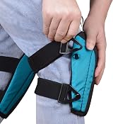 Thunderbolt Leather Knee Pads Work Construction Flooring Plumbing Cleaning view 2