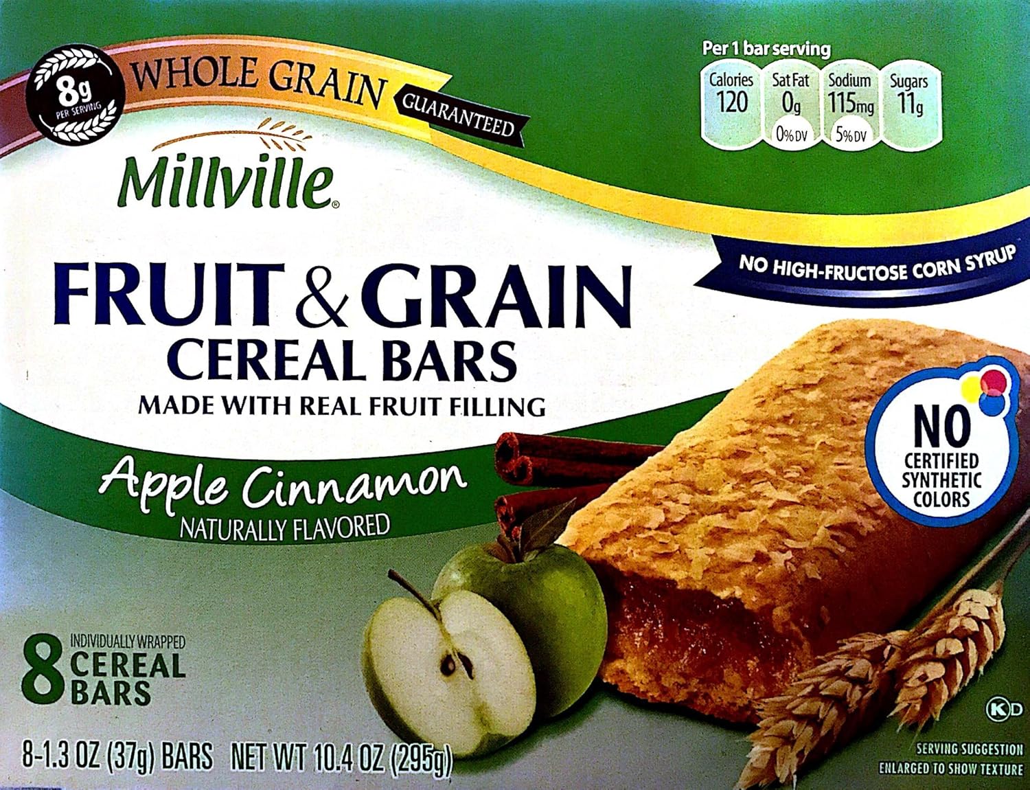 Millville Fruit And Grain Cereal Bar Nutrition Facts Nutrition Pics