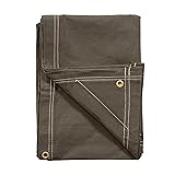 Stansport Heavy-Duty Canvas Tarp 8' x