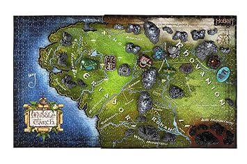 4D Cityscape 4D Hobbit Middle Earth Time Puzzle (1390 Piece)