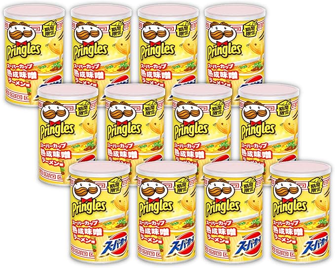 Amazon 日本ケロッグ プリングルズ スーパーカップ 熟成味噌ラーメン味 53g 53g 12個 ケロッグ スナック菓子 通販