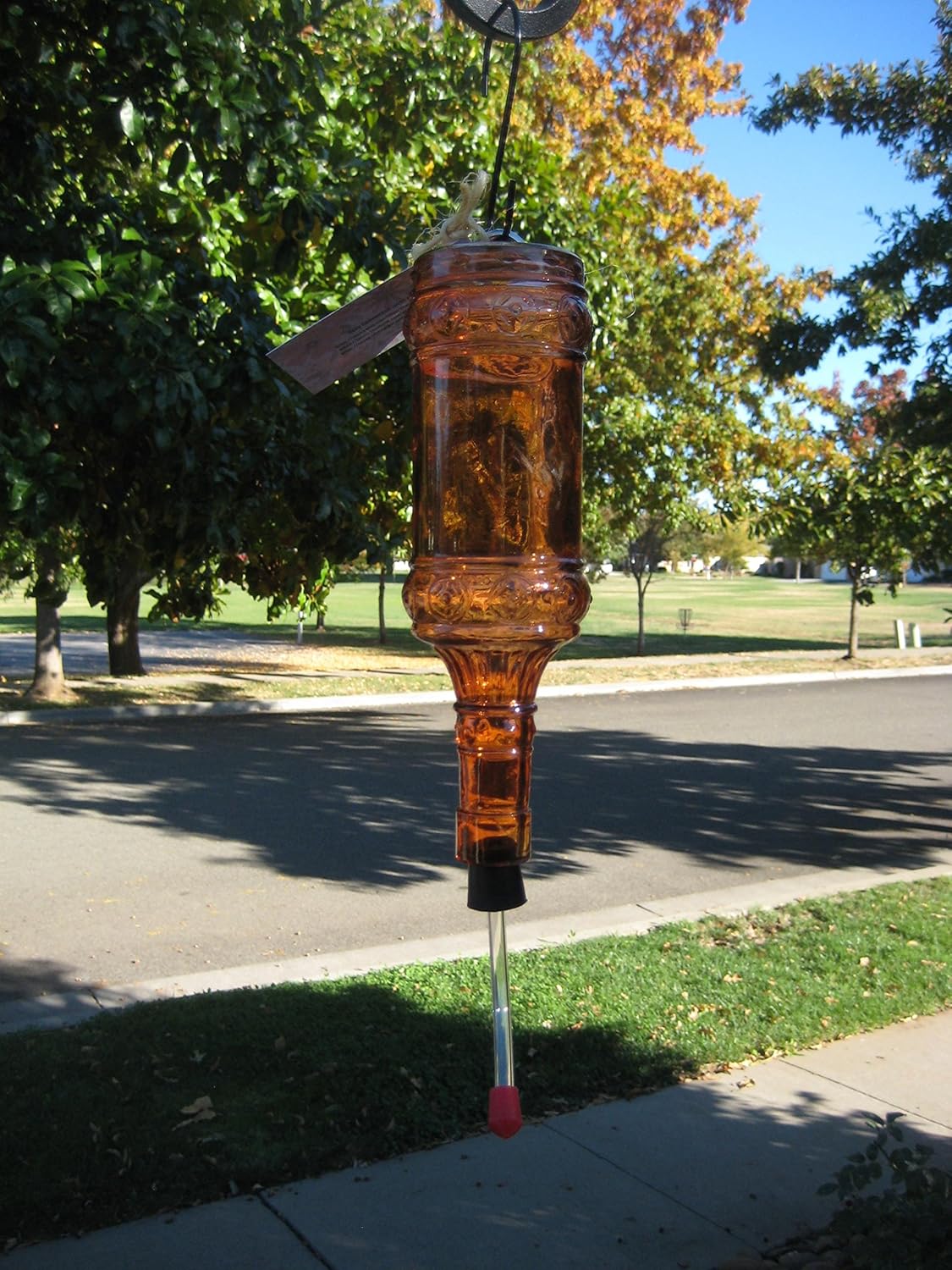 Amazon Com Orange Hummingbird Feeder Handmade