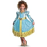 Disguise Costumes Brave Merida Deluxe Costume, Auqa/Gold, X-Small