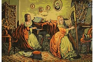 GOBELIN-L GOBELIN L Printed Canvas or Threads for Tapestry Embroidery Needlepoint Gobelin L (Canvas,''Musicians'' J1842)