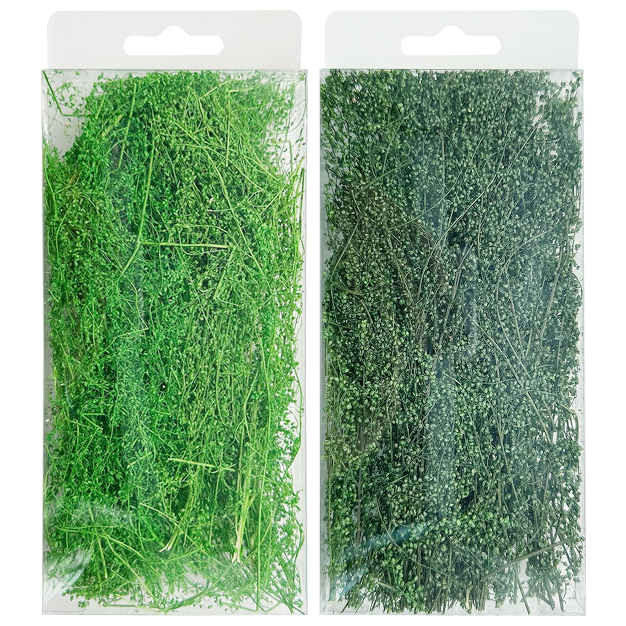 Attuslla 3 Color Static Grass Tuft Long Shrub Vegetation Groups Miniature Shrubs Model Bushes for DIY Model Train Landscape Railroad Scenery