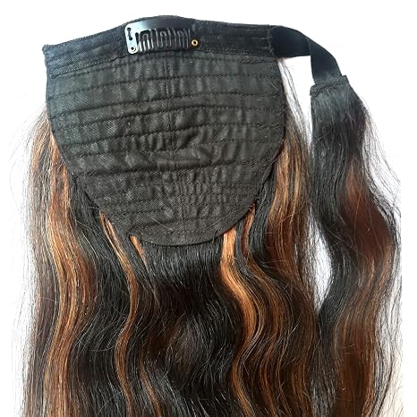 Cadenza Hair India Fashion Color Ponytails 20 Inches Real Human