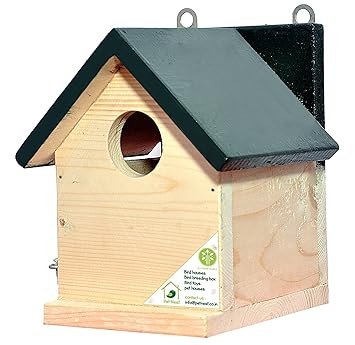 Petnest Bird House For Sparrow And Tit Nestbox Home Shape 6x6 5x7