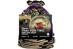 Thai for Two Cooking Kit by Verve CULTURE | USDA-Organic Tom Kha Soup Cooking Kit | Authentic Thai Cuisine | Unique Cooking Gift Set | Vegan, Gluten-Free | Made in Thailand