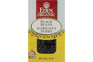 Eden Foods Organic dry black beans, 454 gm