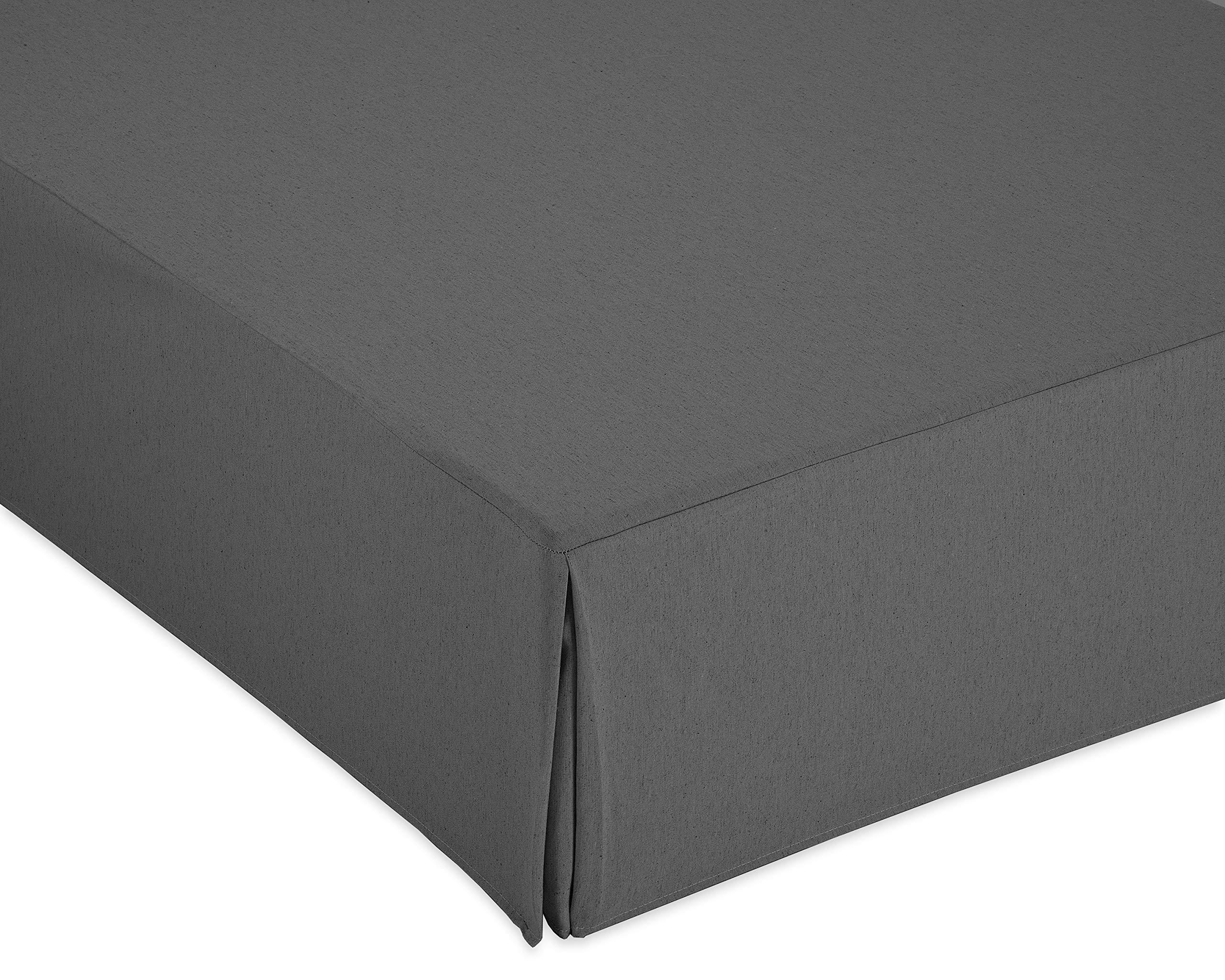 Cardinal Textile Smooth Bed Cover, Grey, 135 cm Bed