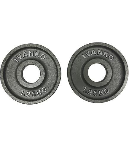 Amazon.com : IVANKO (OM-2.5KG) Cast-Iron, Machined Olympic Plate