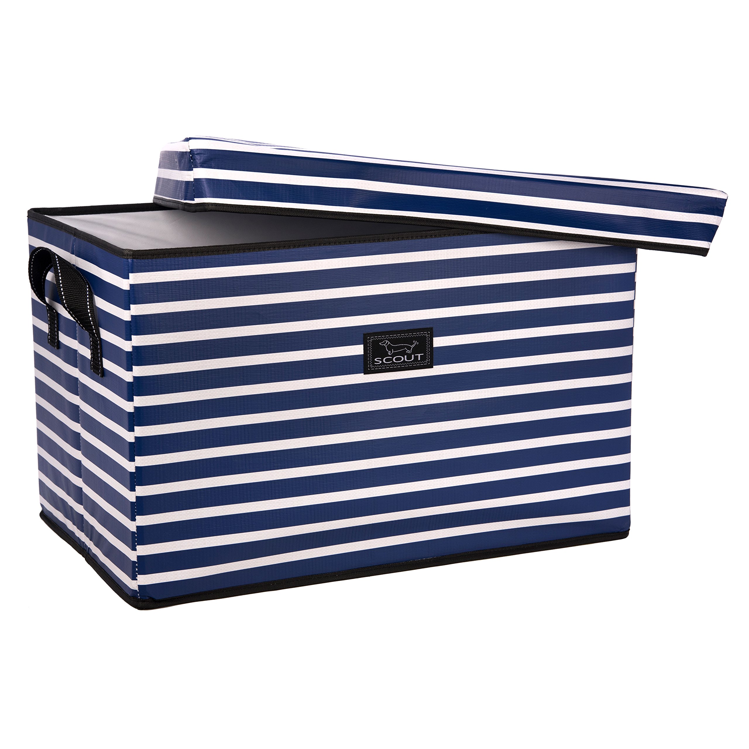 SCOUT Rump Roost Large Lidded Storage Bin, Collapsible and Stackable