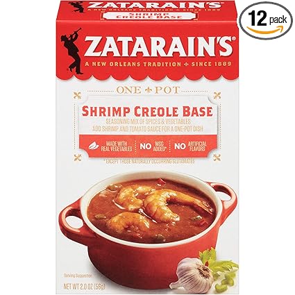 Amazon Com Zatarain S Shrimp Creole Base 2 Oz Seafood