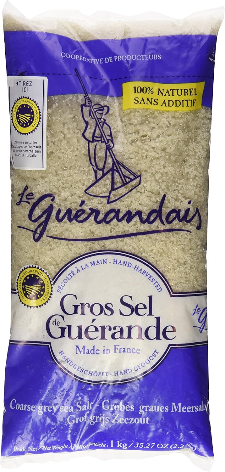 French coarse sea salt from Guerande Le Guerandaisgros sel de Guerande