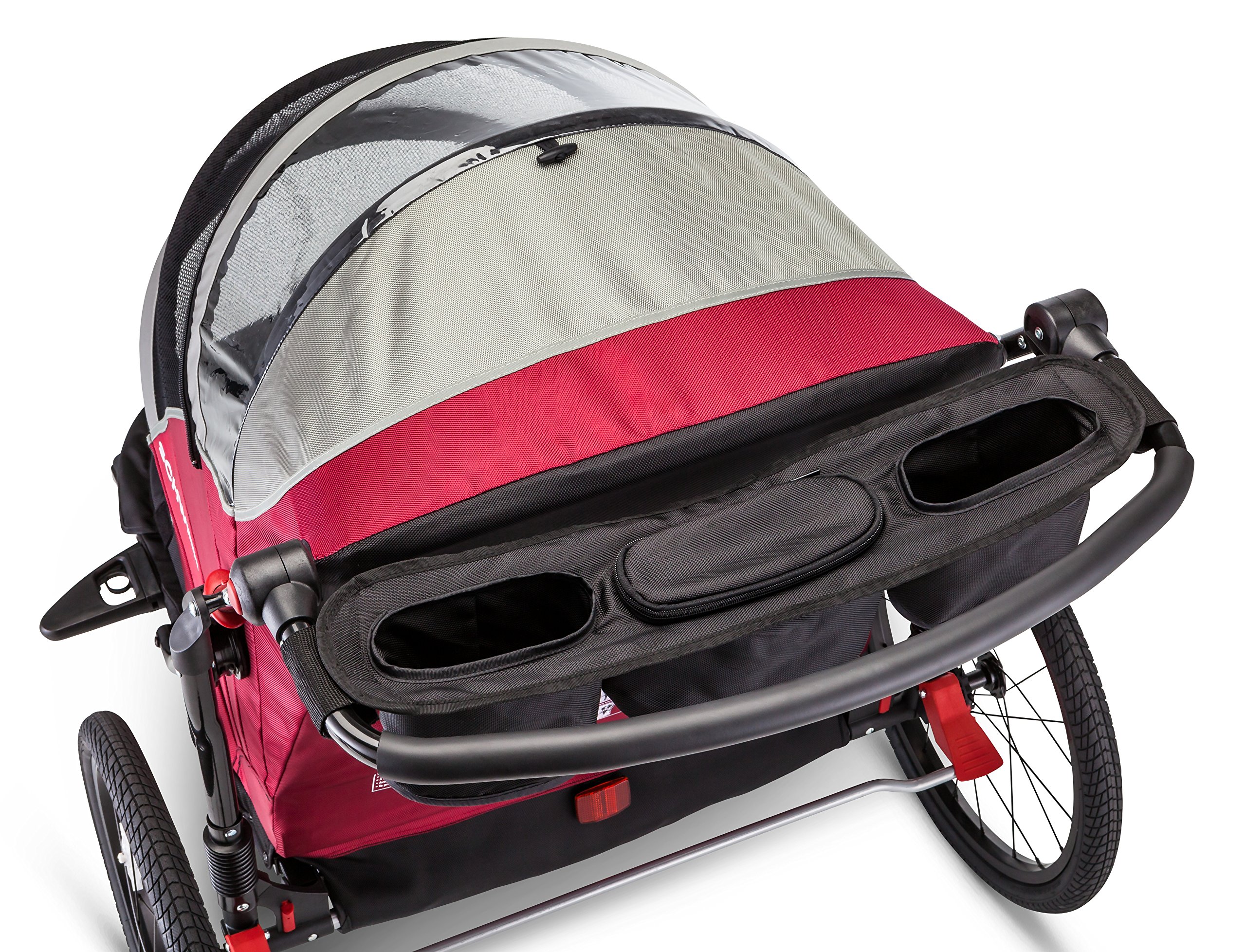 Schwinn Joyrider Double Bicycle Trailer, Red