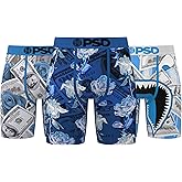 PSD Underwear Men's Boxer Briefs Money Design – Comfortable Stretch, Moisture-Wicking, Standard Length, Multipack and Single