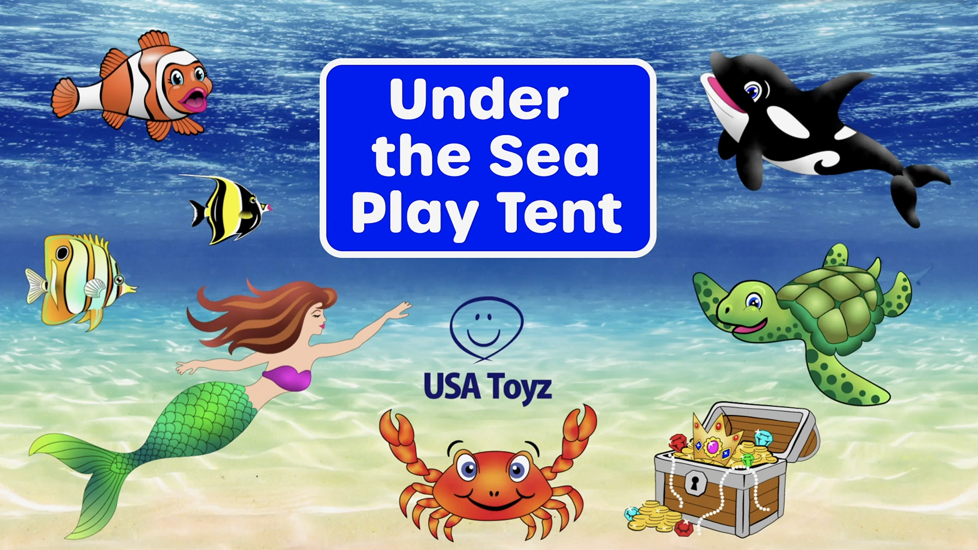 6 USA+Toyz+Mermaid+Kids+Tent
