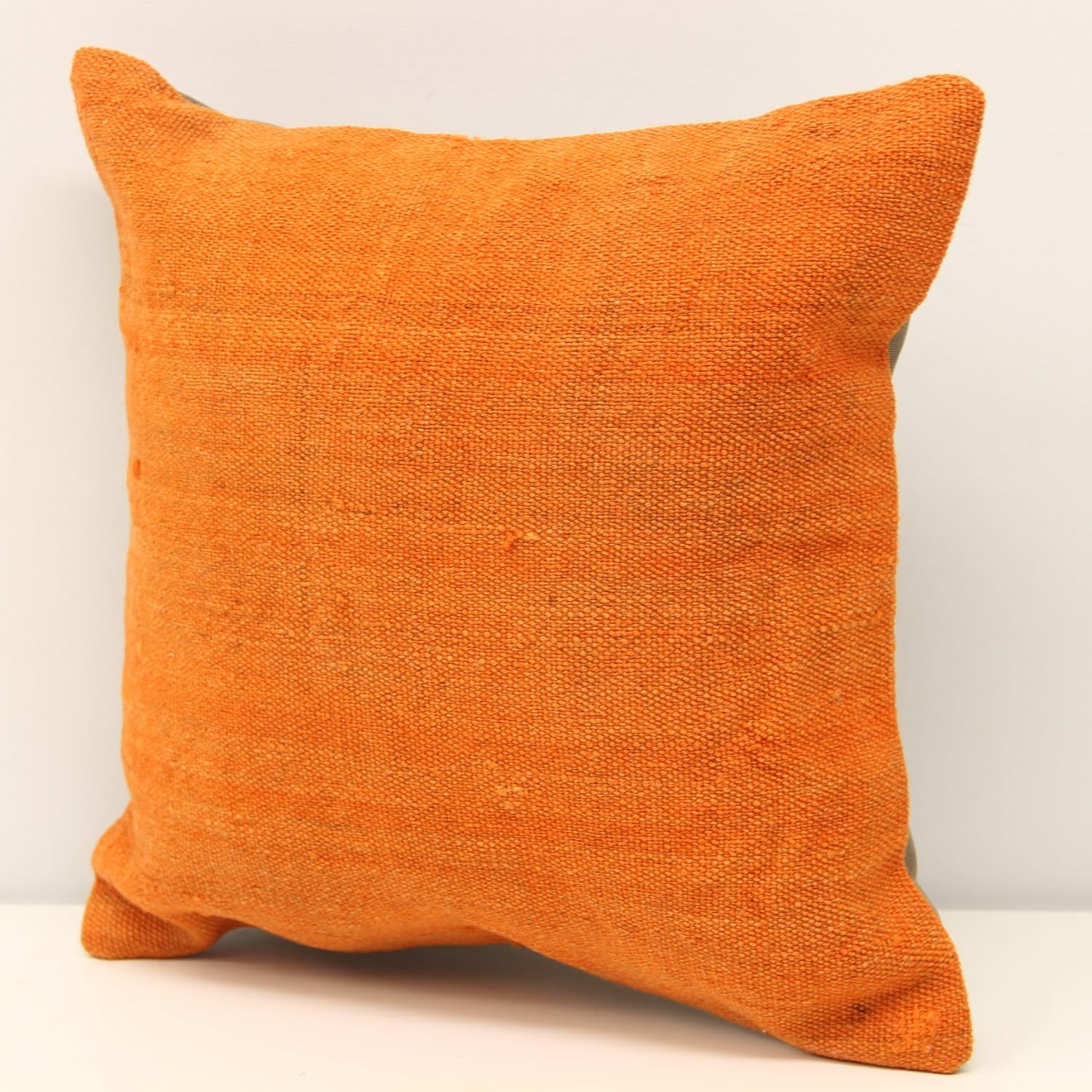 Accent kilim pillow cover 12x12 inch (30x30 cm) Natural