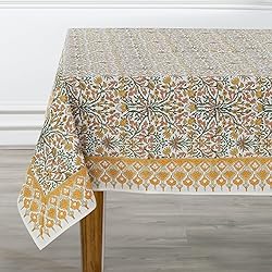 Ridhi - Hand Block Print Cotton Cloth Dinning Table