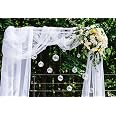10 Yards 120 Wide Voile Chiffon Fabric - Sheer Draping Fabric For Wedding Decor
