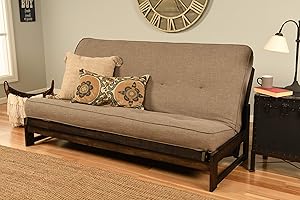 KODIAK FURNITURE Aspen Full-Size Futon Mattress, Beige Linen