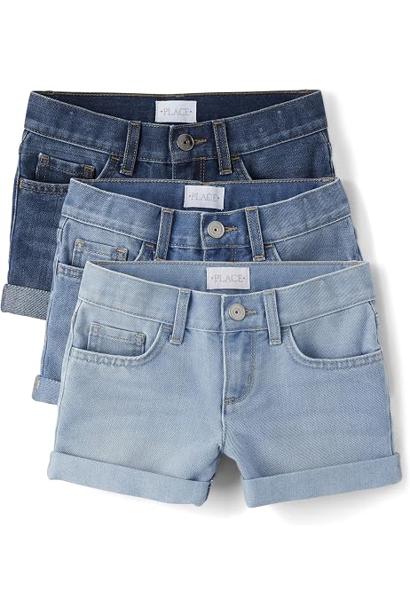 Children's Place Girls Denim Shorts