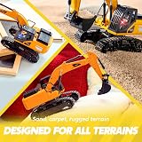 JOYIN Remote Control Excavator RC Digger Toy 2.4GHz LED Light 3 8 Years view 3