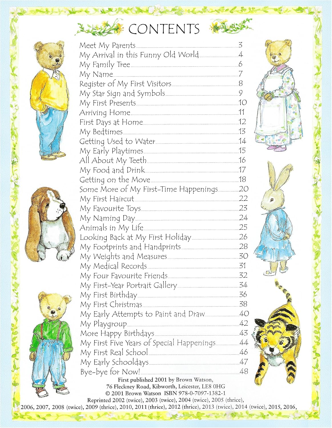 My Baby Book - A First Five Year Illustrated Diary & Scrapbook Keepsake Record - Image 3